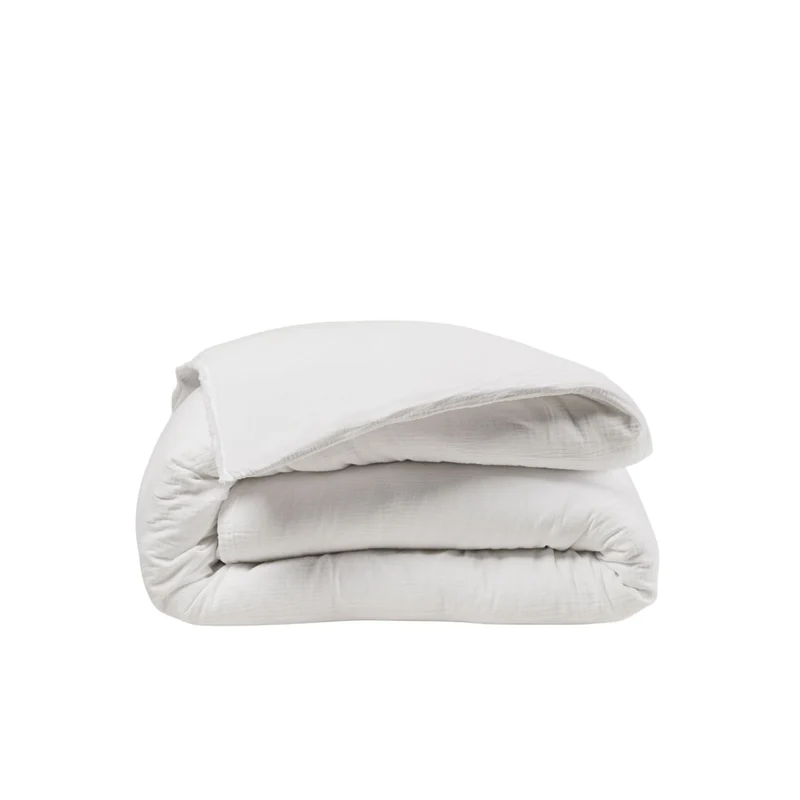 Housse de couette LOU blanc coton