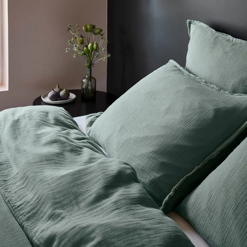 Housse de couette LOU sauge