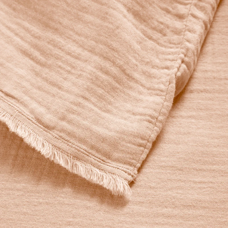 Housse de couette LOU pêche rosé