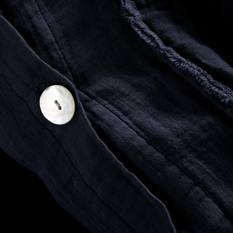 Housse de couette LOU encre bleue