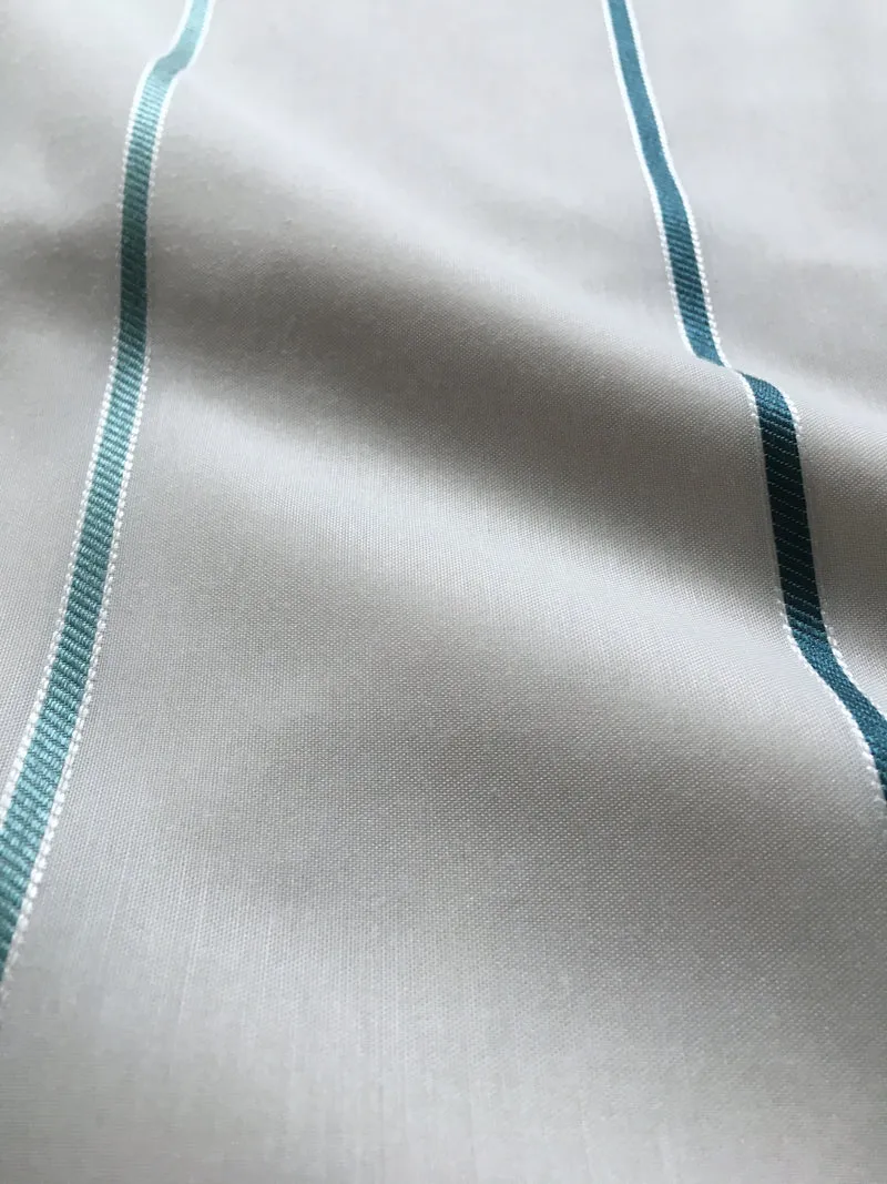 Gardinenstoff Lines - ocean blue 290 cm