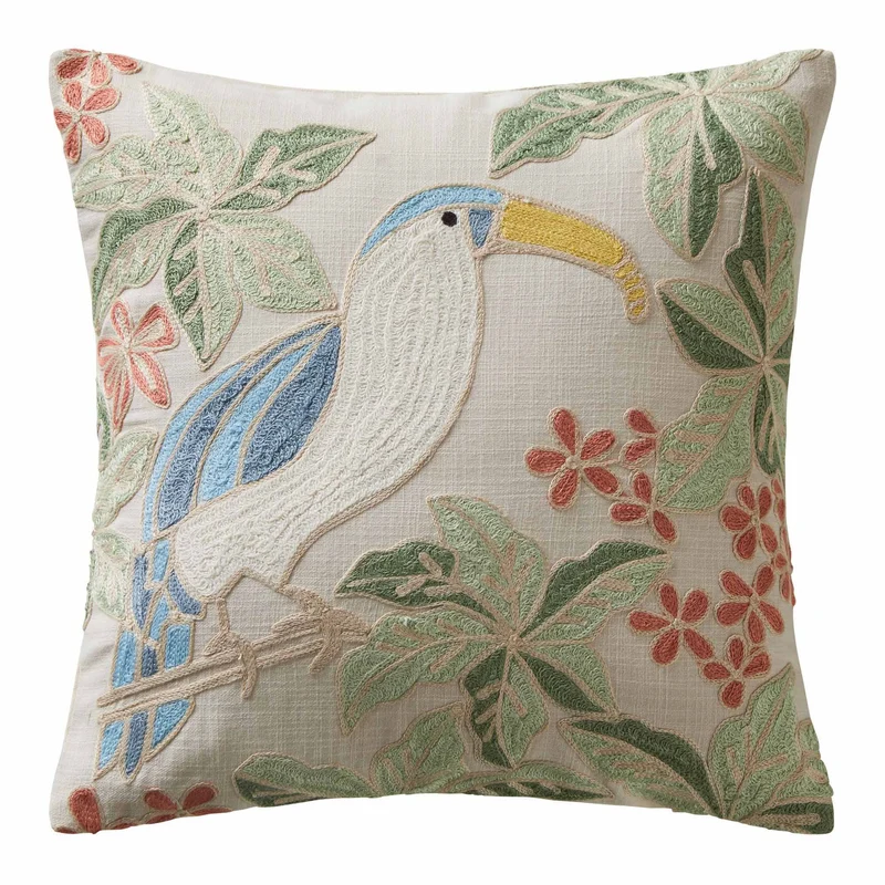 Housse de coussin TUCANA pastel