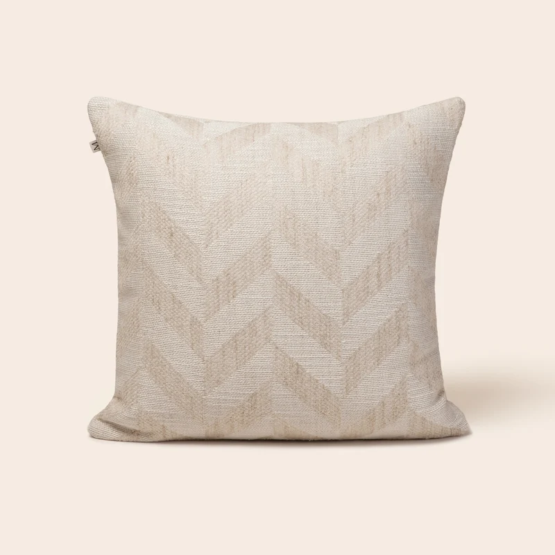 Housse de coussin TOBIAS ivoire