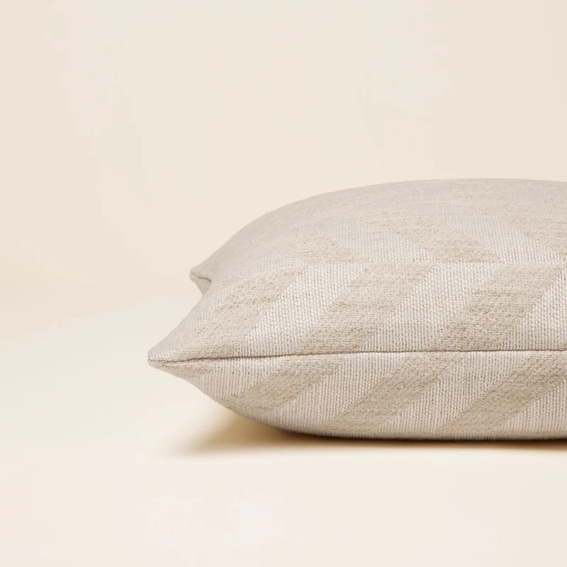 Housse de coussin TOBIAS ivoire