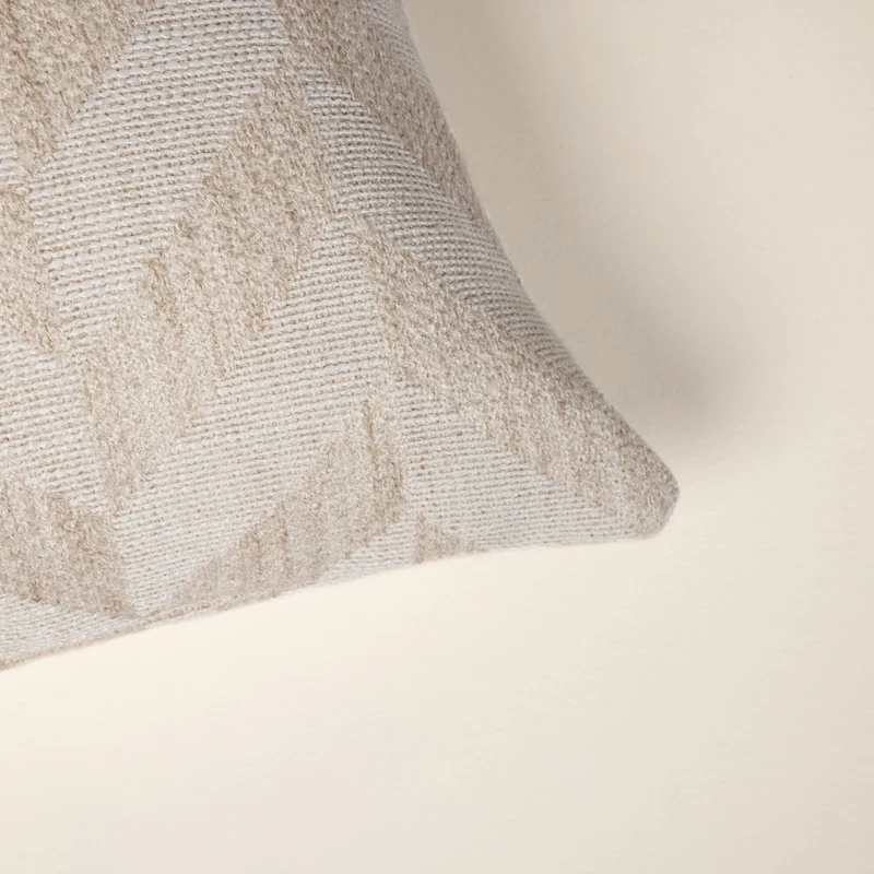 Housse de coussin TOBIAS ivoire
