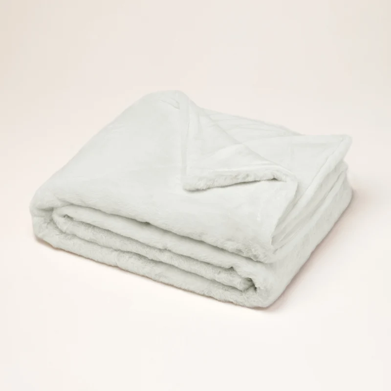 Plaid BIANCA gris arctique