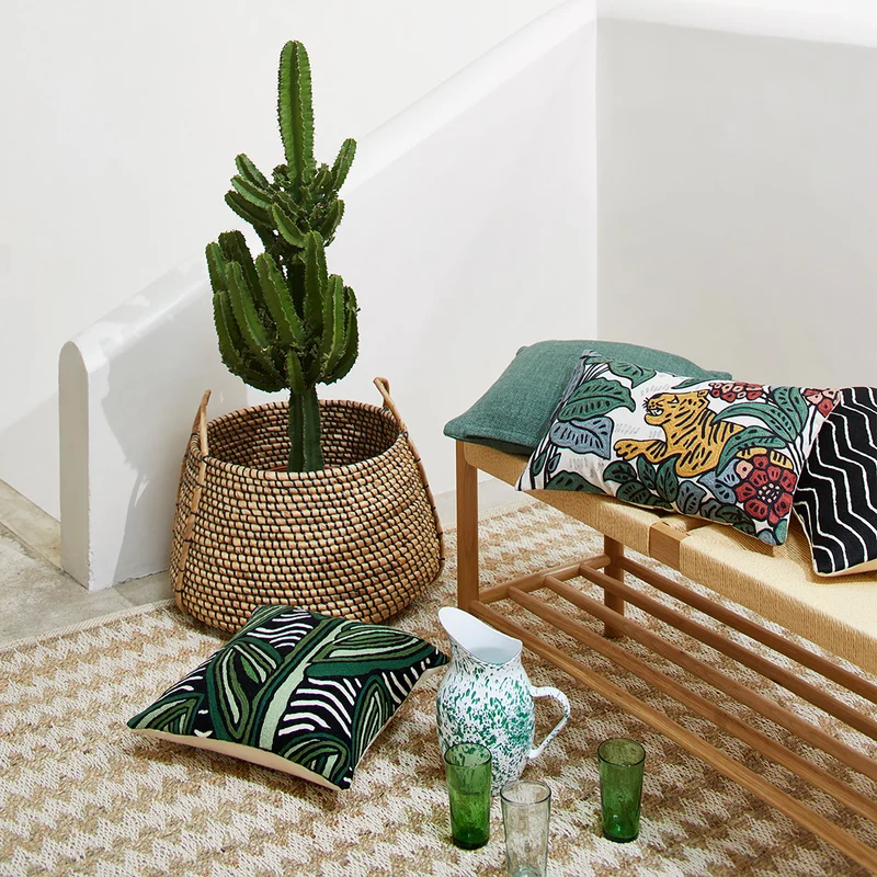Housse de coussin TIGRIS ivoire