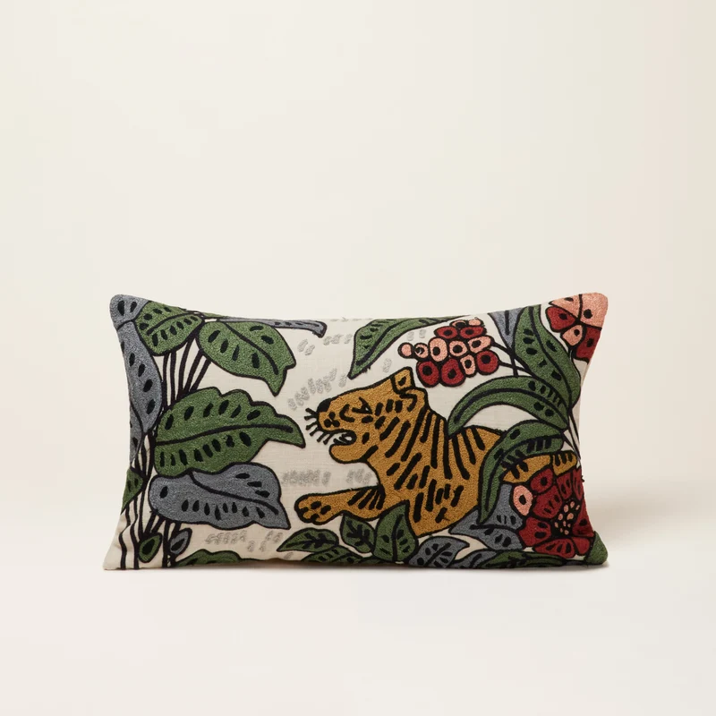 Housse de coussin TIGRIS ivoire