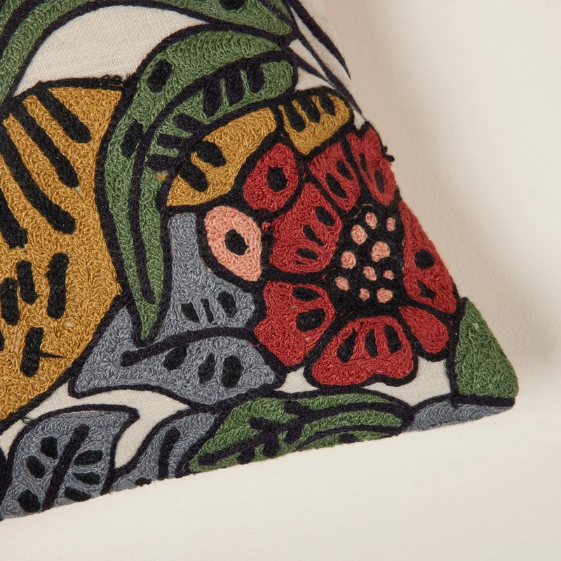 Housse de coussin TIGRIS ivoire
