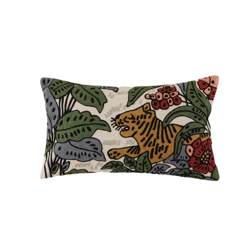 Housse de coussin TIGRIS ivoire