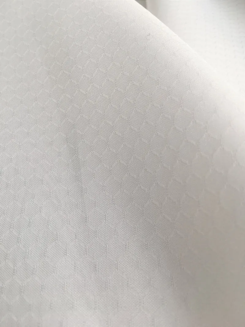 Gardinenstoff Honeycomb - white 290 cm