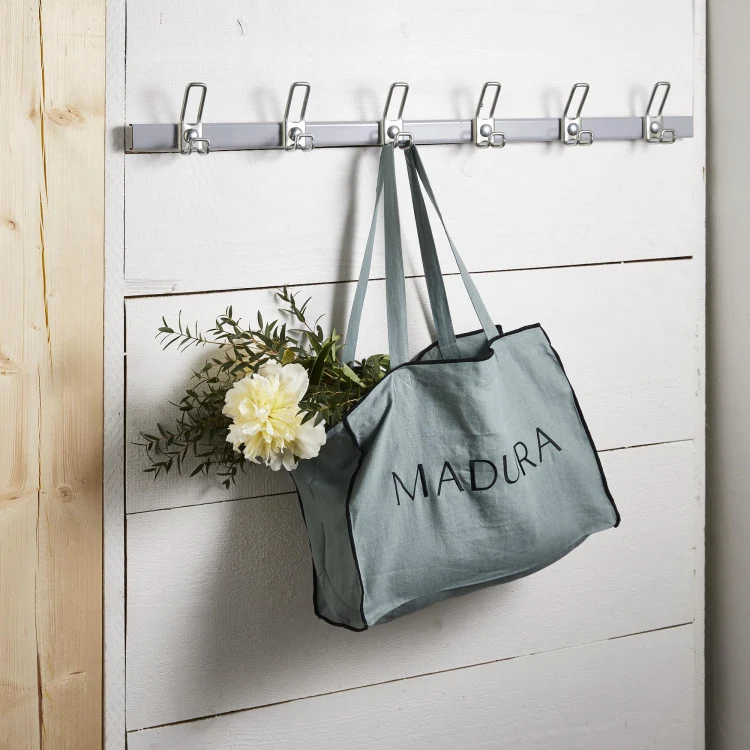 Sac CARLINA BOURDON vert de gris et bourdon noir