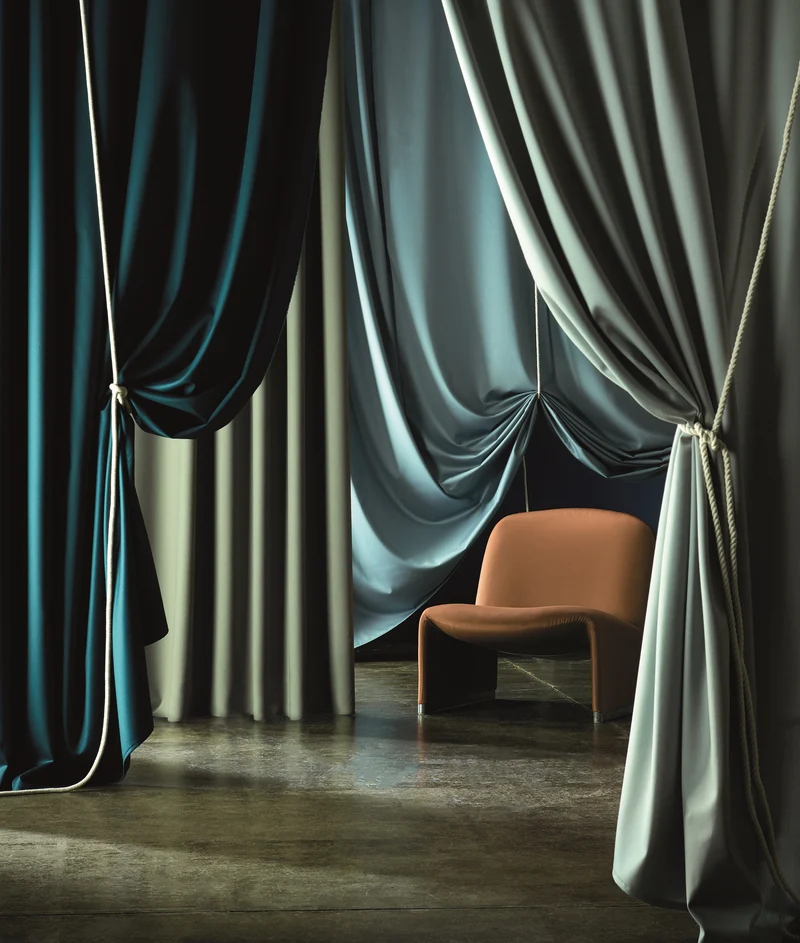 Wool Satin - prussian blue