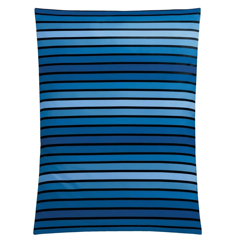 Bettwäsche Satin NEAPEL Königsblau 135 x 200 cm und 80 x 80 cm