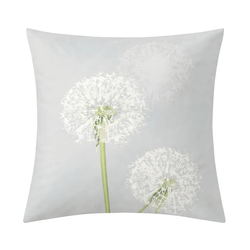 Bettwäsche Satin BELFIORE Distel 135 x 200 cm und 80 x 80 cm