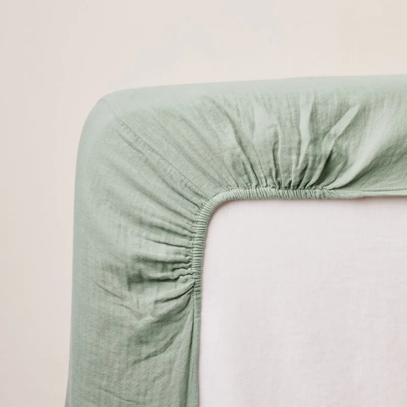 Drap Housse LOU sauge