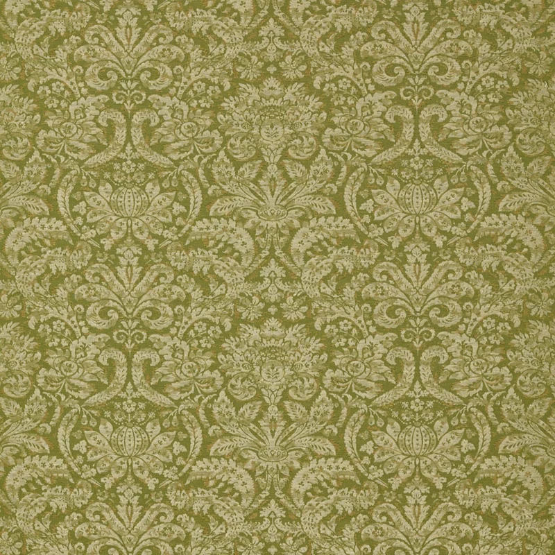 Cotton Damask - evergreen