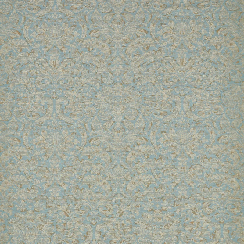 Cotton Damask - stockholm blue