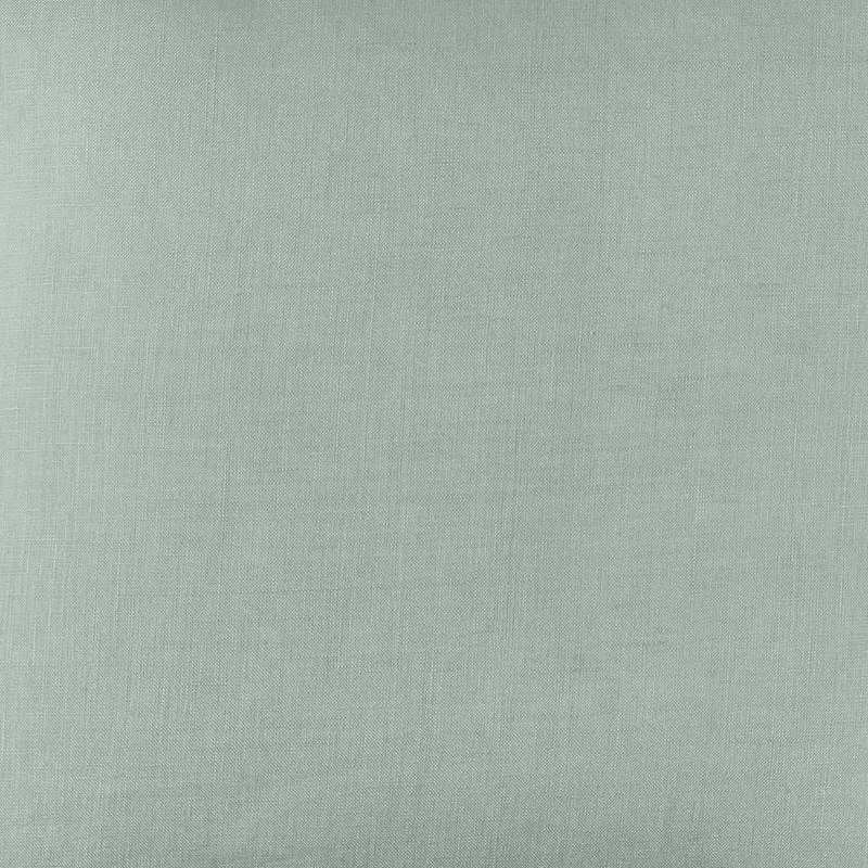 Housse de coussin CARLINA vert de gris et bourdon noir