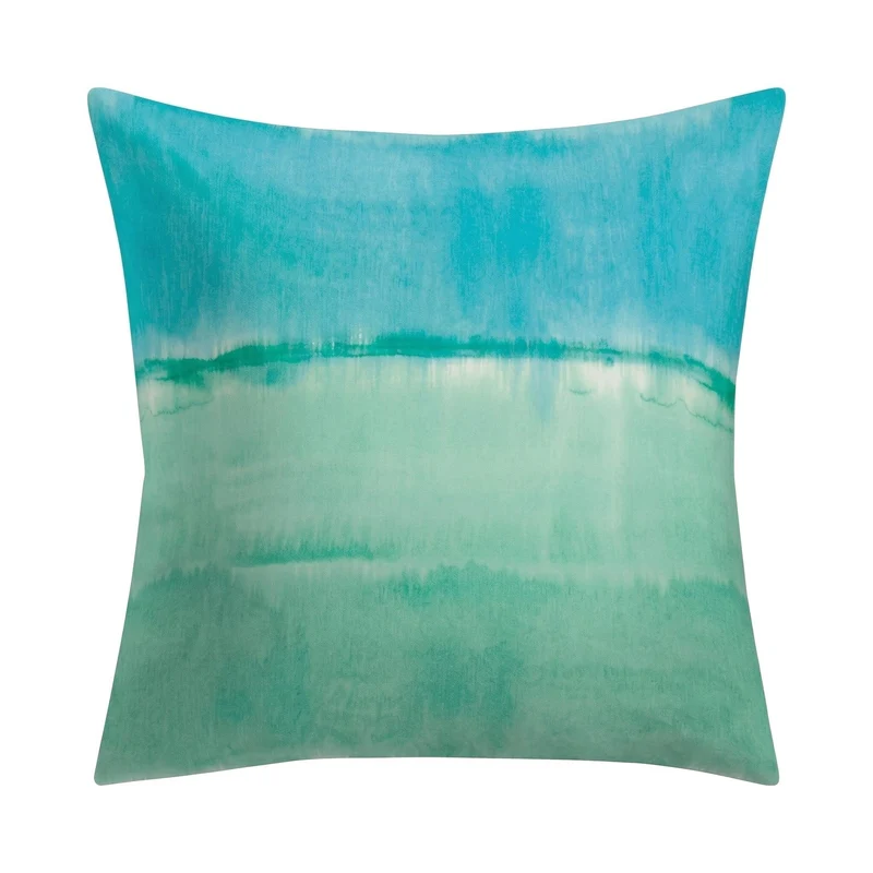 Bettwäsche Satin LONG BEACH Pazifik 155 x 220 cm und 80 x 80 cm