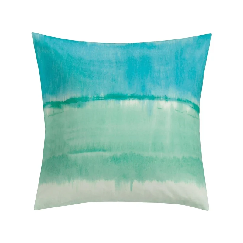 Bettwäsche Satin LONG BEACH Pazifik 135 x 200 cm und 80 x 80 cm