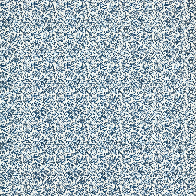 Baumwollstoff Korallenriff - navy