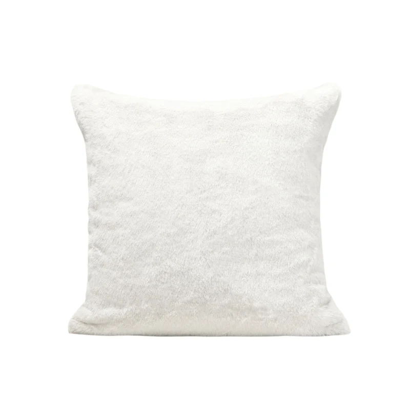 Housse de coussin BIANCA blanc hermine