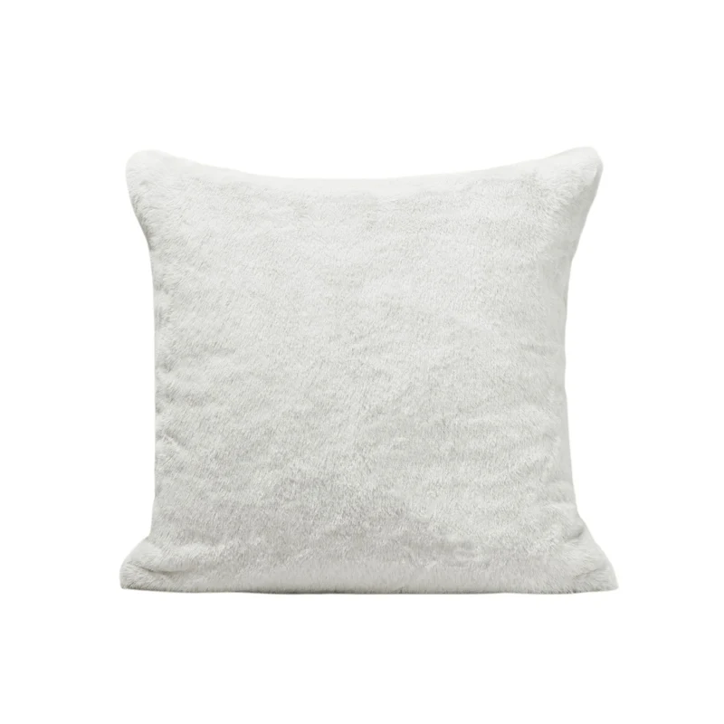 Housse de coussin BIANCA gris arctique
