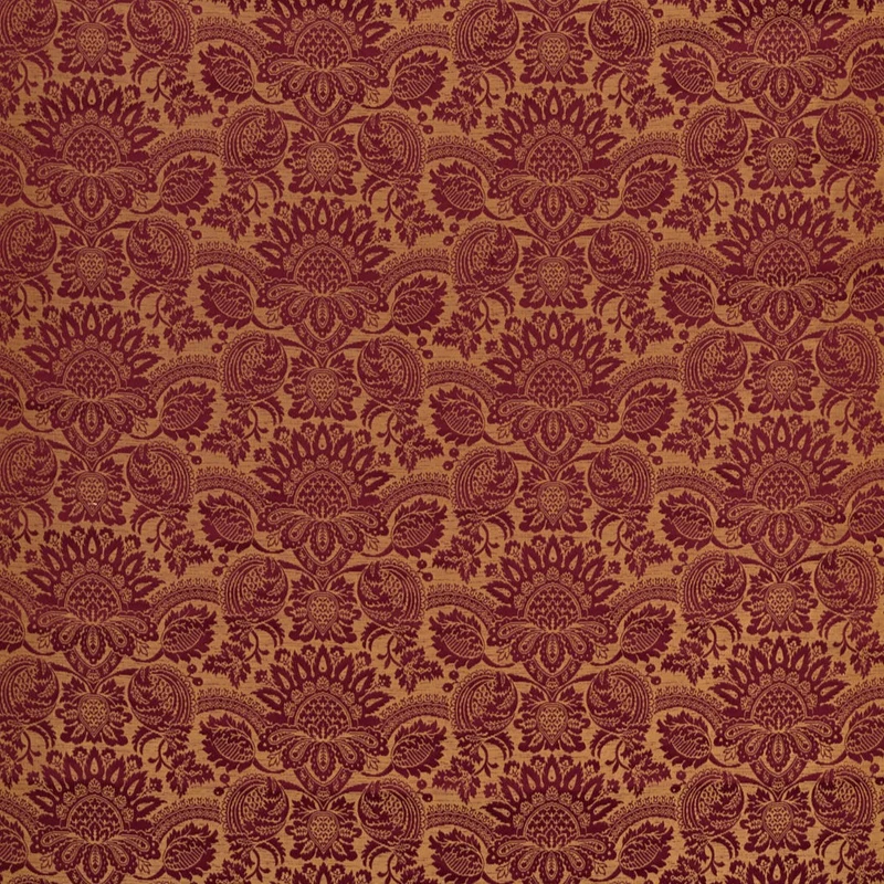 Pomegranate Brocade - cochineal