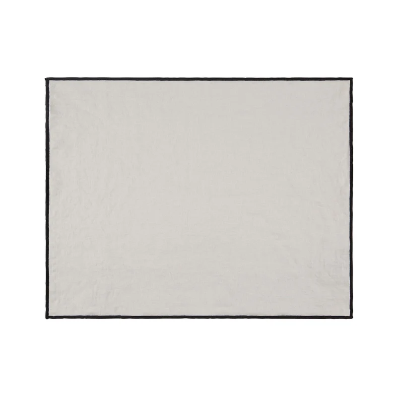 Set de table CARLINA calcaire et bourdon noir