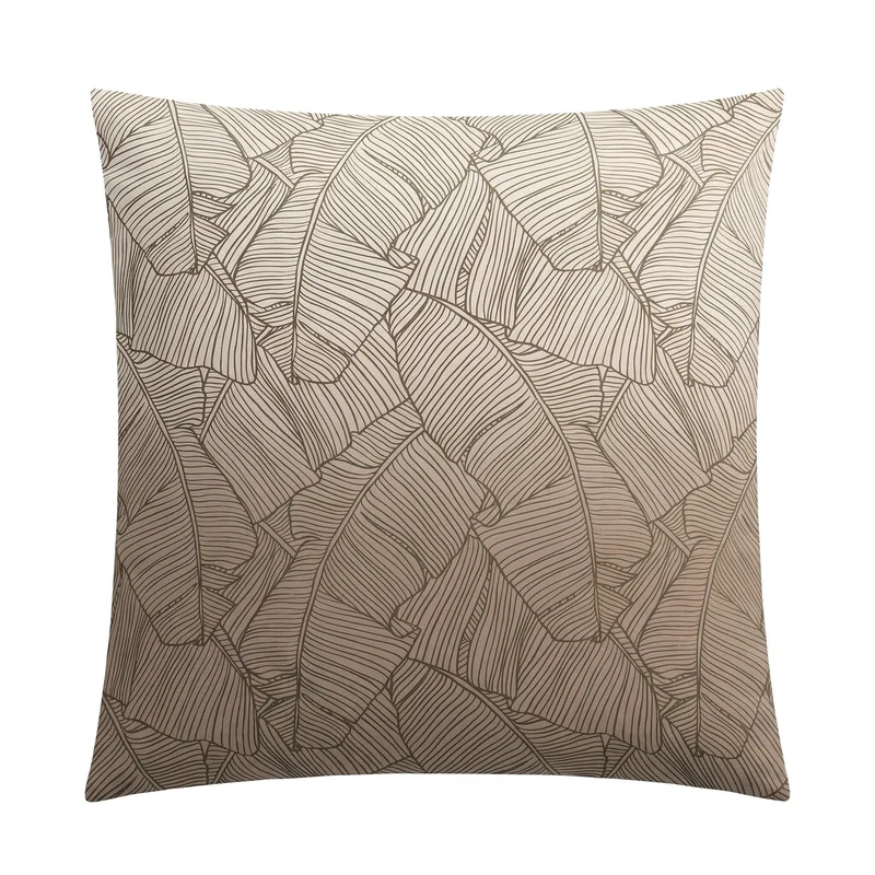 Bettwäsche Satin VERO Taupe 135 x 200 cm und 80 x 80 cm