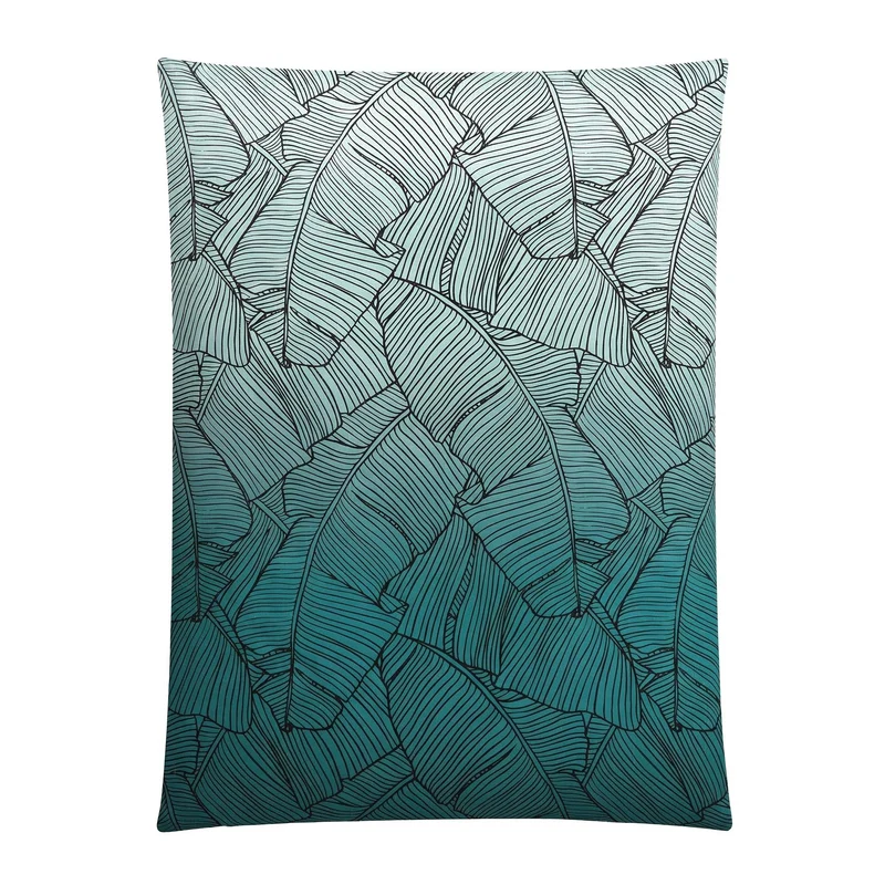 Bettwäsche Satin VERO Petrol 155 x 220 cm und 80 x 80 cm