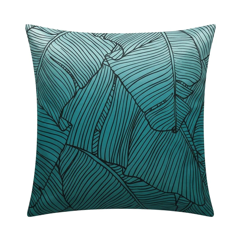 Bettwäsche Satin VERO Petrol 155 x 220 cm und 80 x 80 cm