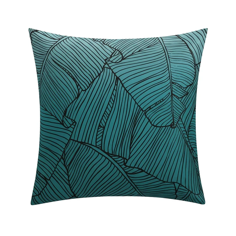 Bettwäsche Satin VERO Petrol 135 x 200 cm und 80 x 80 cm