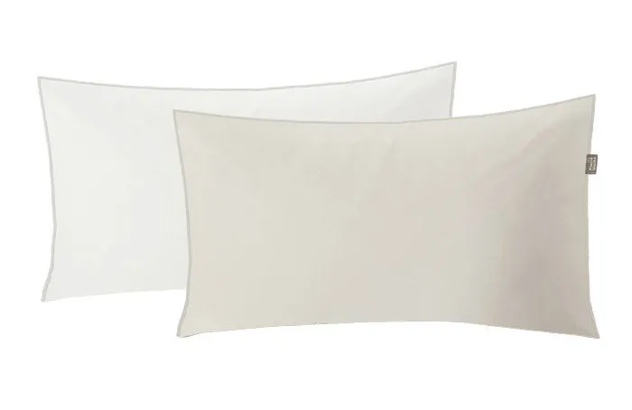 Kissenbezug Satin LINDA Weiß 40 x 80 cm