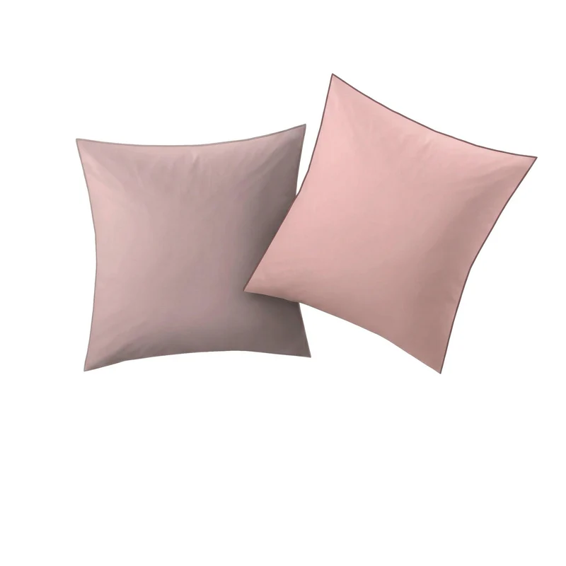 Bettwäsche Satin LINDA Old Rose 155 x 220 cm und 80 x 80 cm