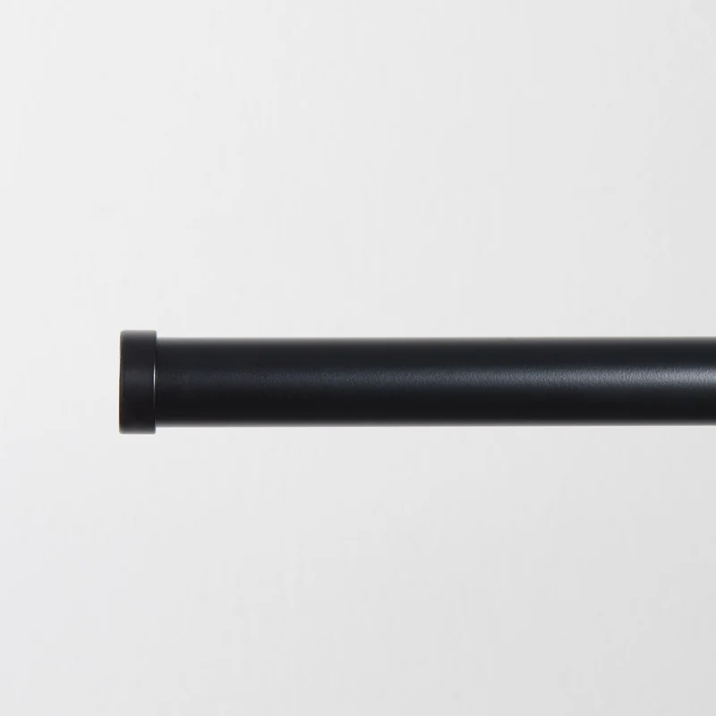 Embout cylindrique ALMA noir mat
