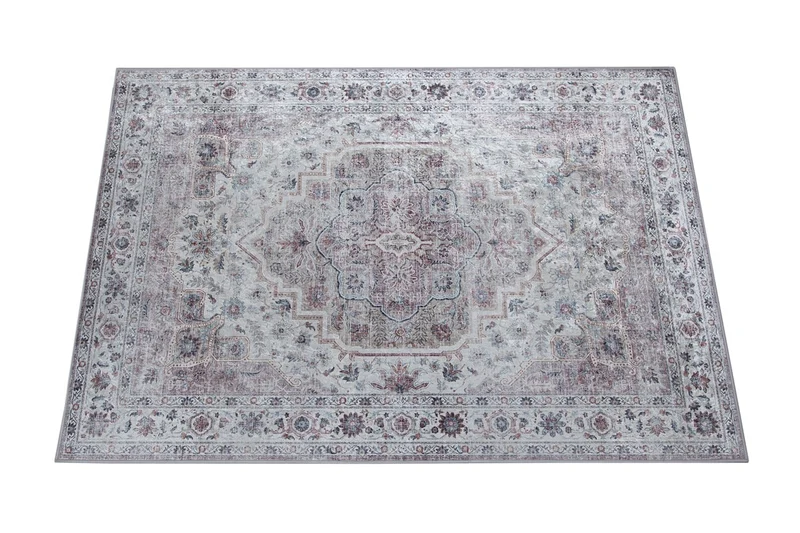 Tappeto Classico Vintage Printed Grigio