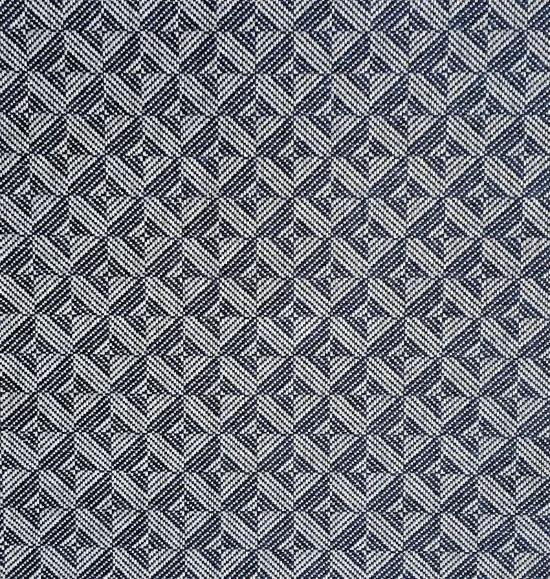 Polsterstoff Geo - dunkelblau