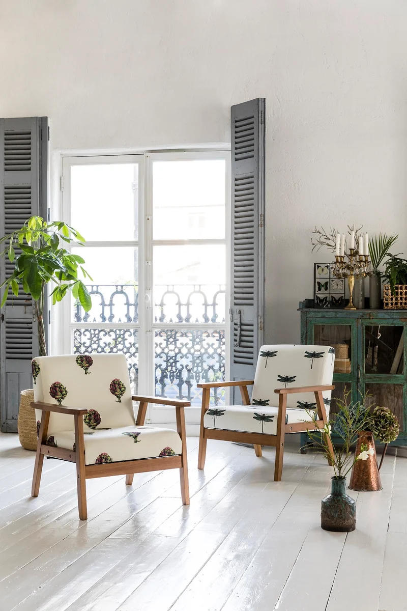 Dekostoff Artichoke - ivory