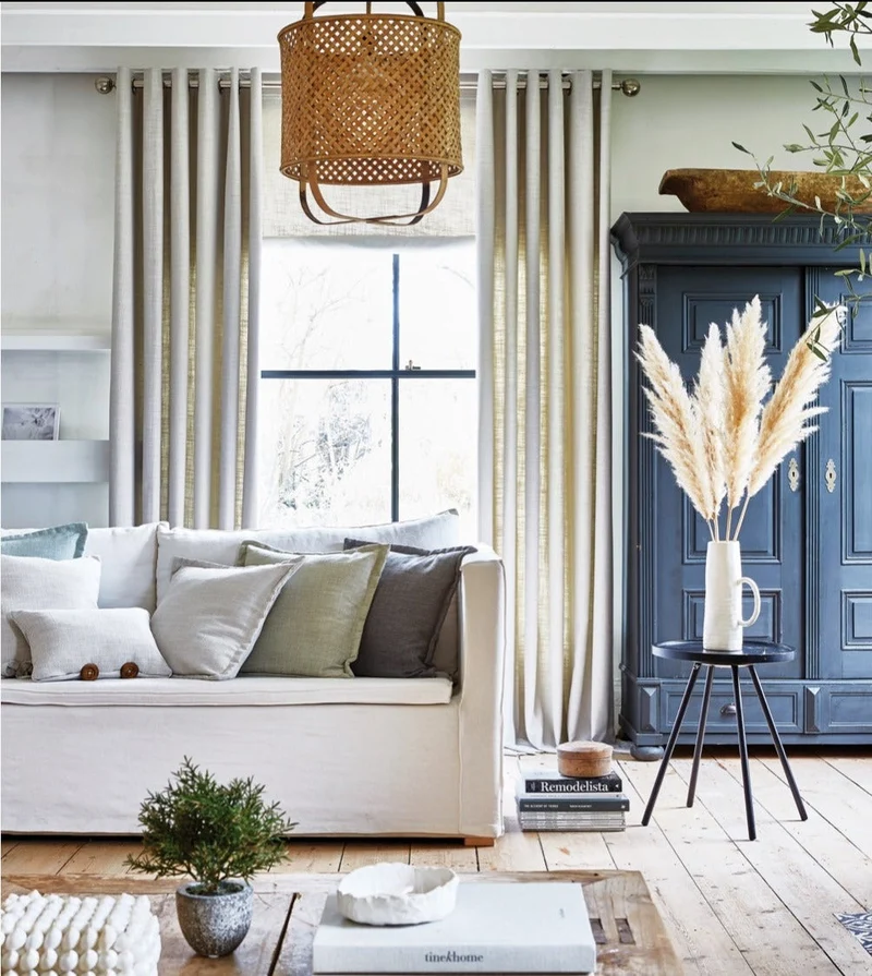 Gardinenstoff Eco - linen 298 cm