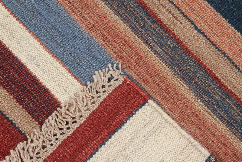 Tappeto Moderno Kilim Hippie Multicolor