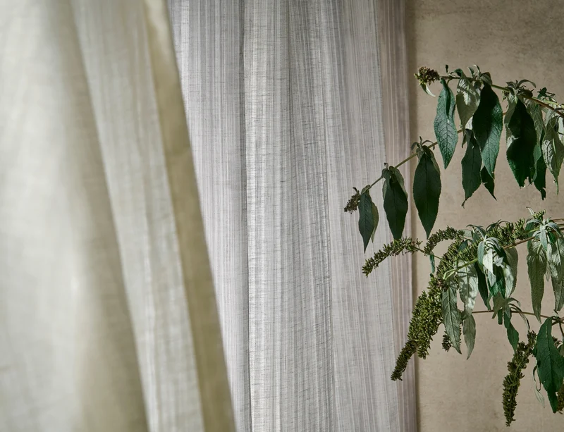 Gardinenstoff Tissue - raffia 297 cm