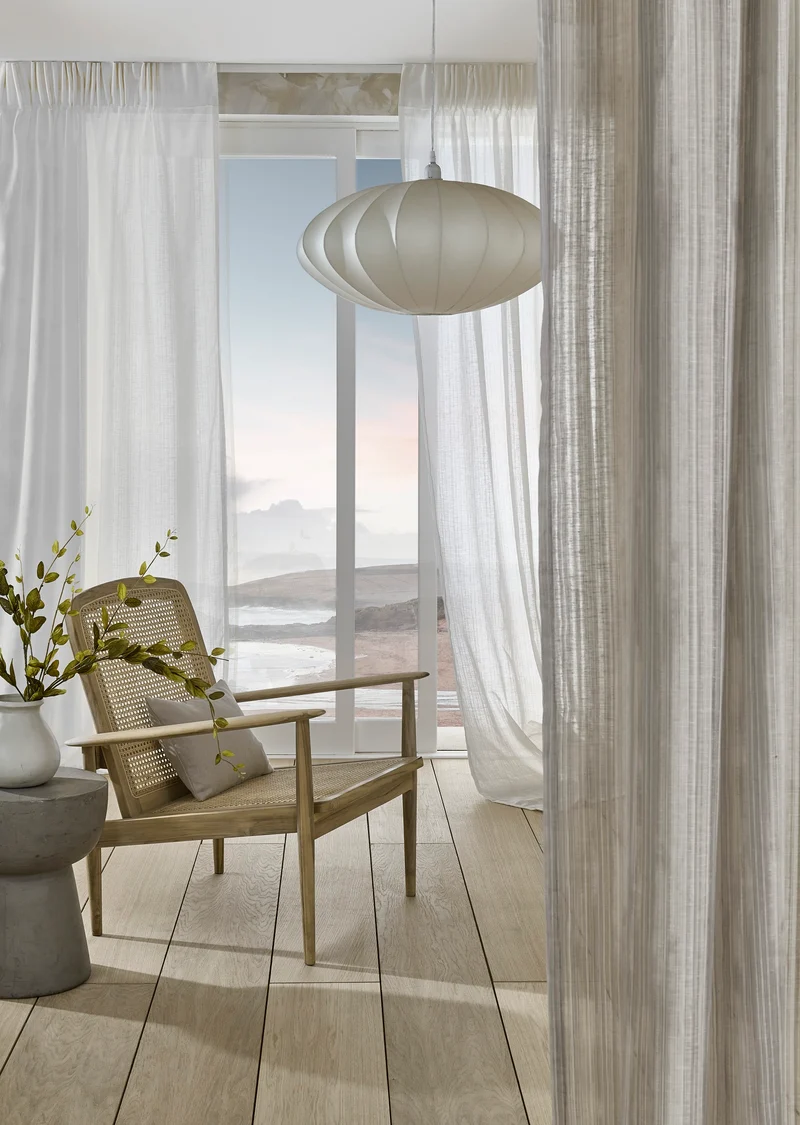 Gardinenstoff Tissue - oyster 297 cm
