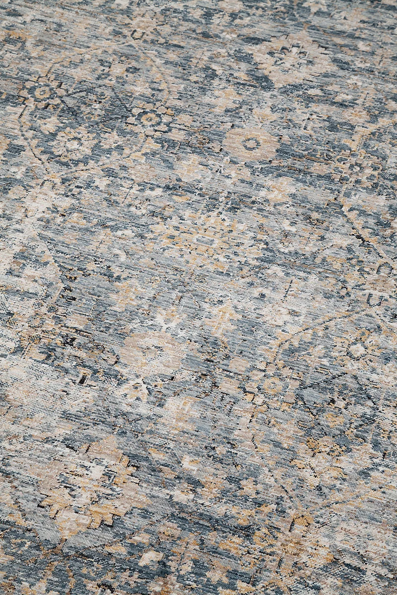 Tappeto Moderno Caravan Blu