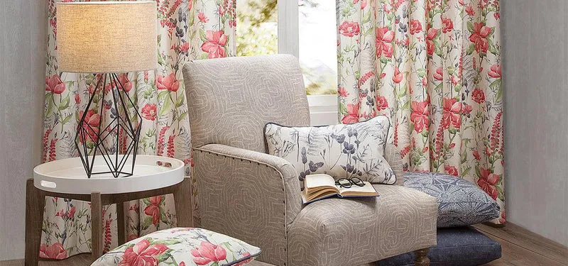 Polsterstoff Shabby Chic Uni - taupe