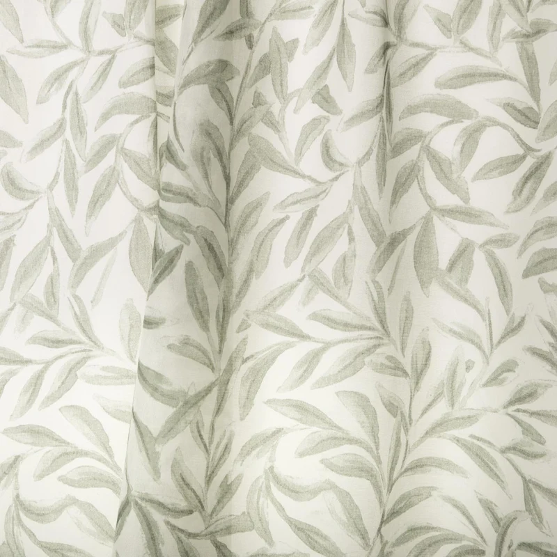 Bio Voile Leaves - grün 280 cm