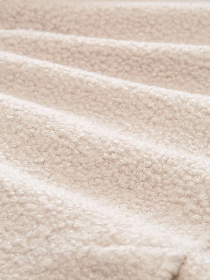 Bouclé Mantel im 2-in-1-Look