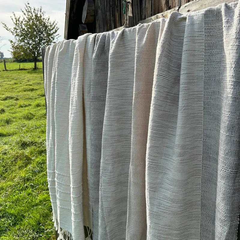 Baumwolldecke Nisay, handgewebt
