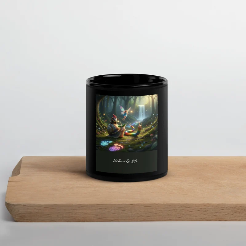 Black Glossy Mug